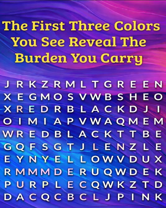See These Three Colors? They Might Reveal Your Emotional Load ...